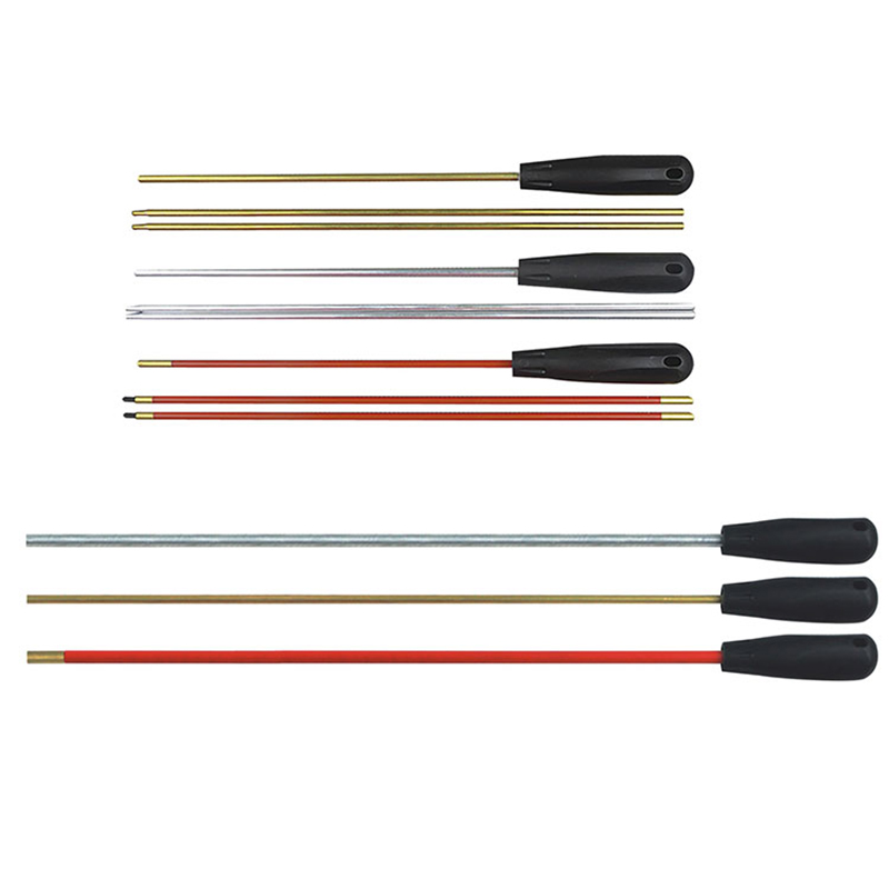 3 bölmə silah təmizləyici çubuqlar plastik sapı