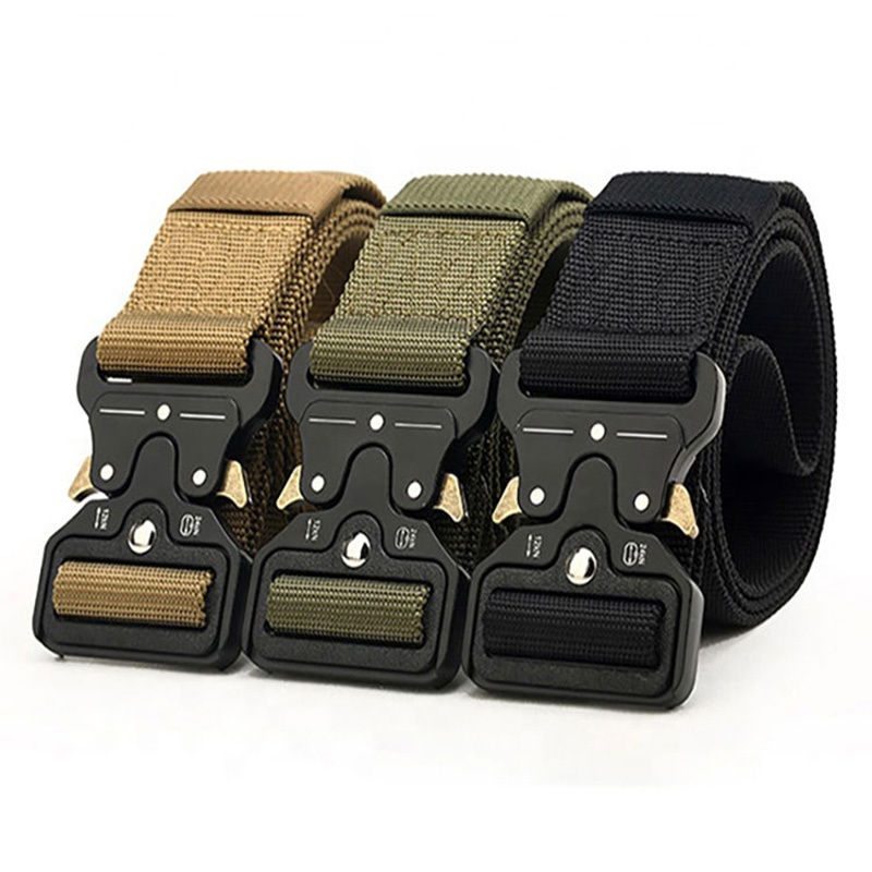 45 mm Sürətli Açılış Düyməsi Xarici Ovçuluq Neylon Taktik Kəmər