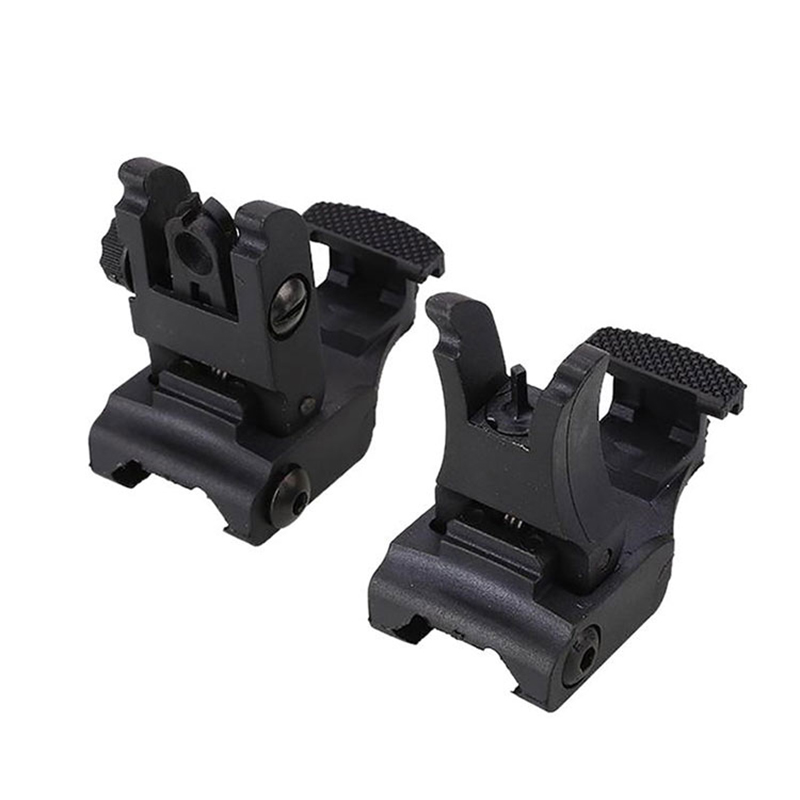 AR-15 Rapid Taktiki Ön və Arxa AR15 Hissələri Flip-up Yedek Nişangah Dəsti AR 15 Ovçuluq üçün Görməli yerlər