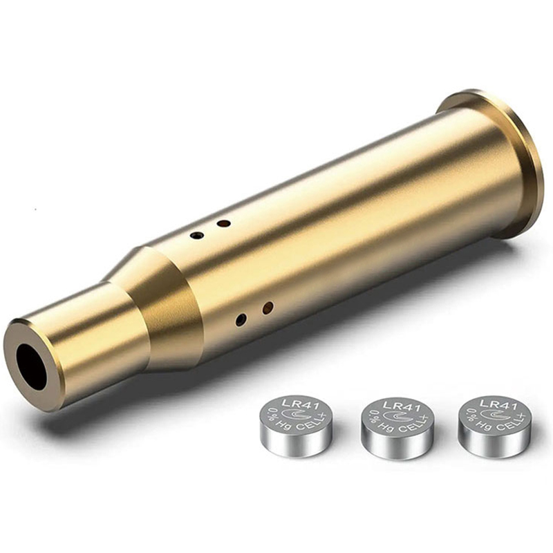 Feyachi Bore Sight 7.62x54R Qırmızı Lazer Buruq Sighter, 3 Dəst Batareyalar