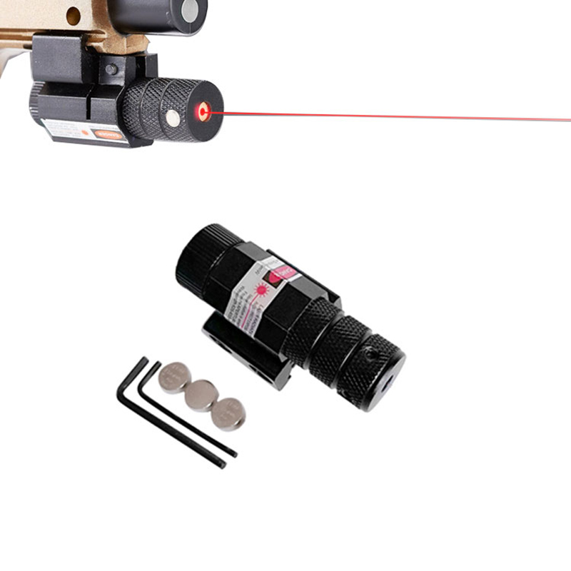 Taktiki Glock tapançası IR lazer nişangahı Glock silahı üçün Picatinny relsli qırmızı lazer nişangahı